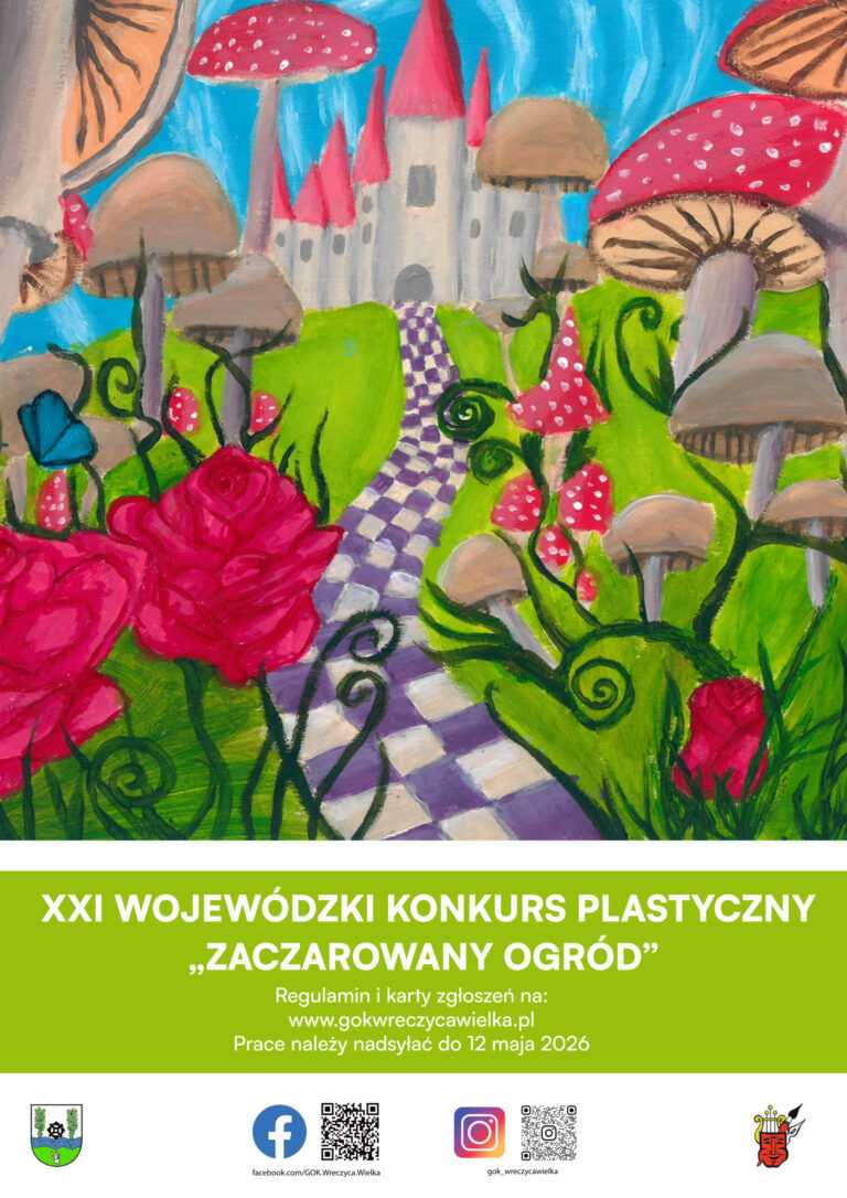 plakat zaczarowany ogród duzy